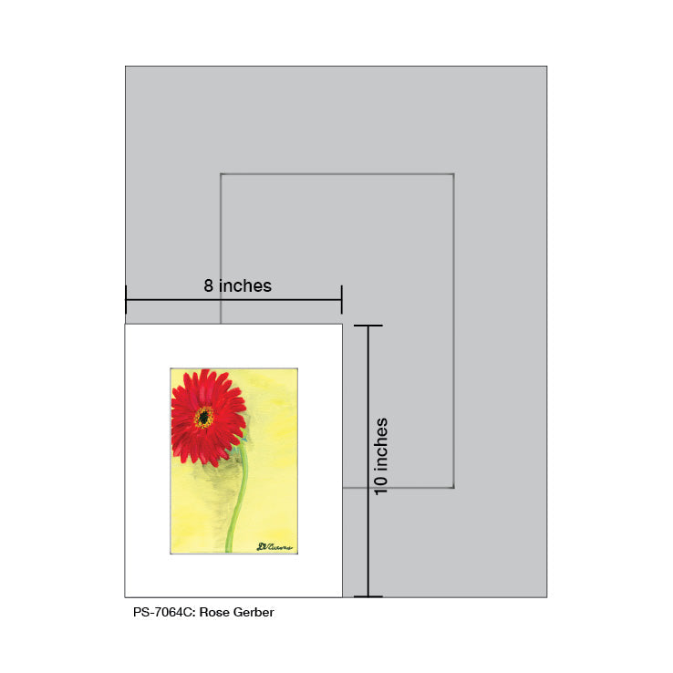 Rose Gerber, Print (#7064C) - Arte House