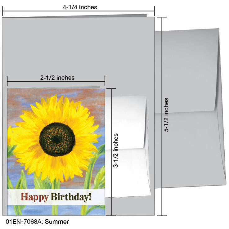 Summer, Greeting Card (7068A)