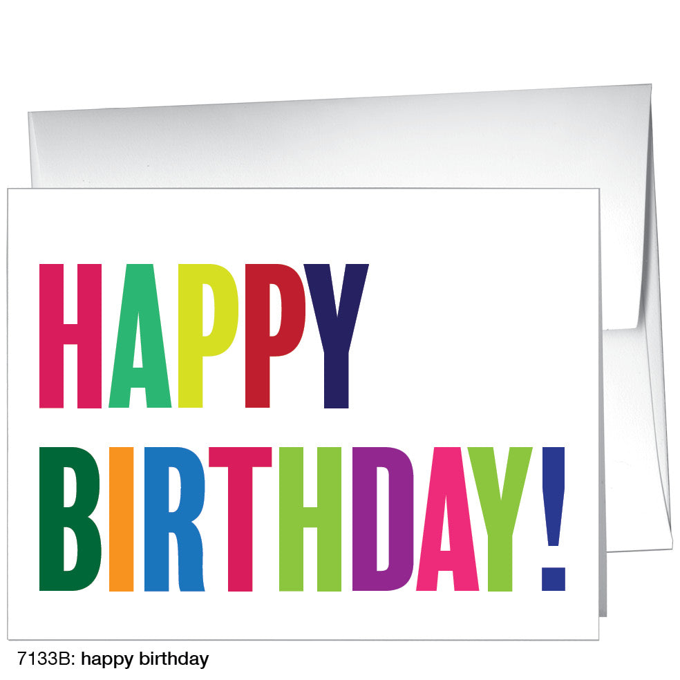 Happy Birthday, Greeting Card (7133B) - Arte House