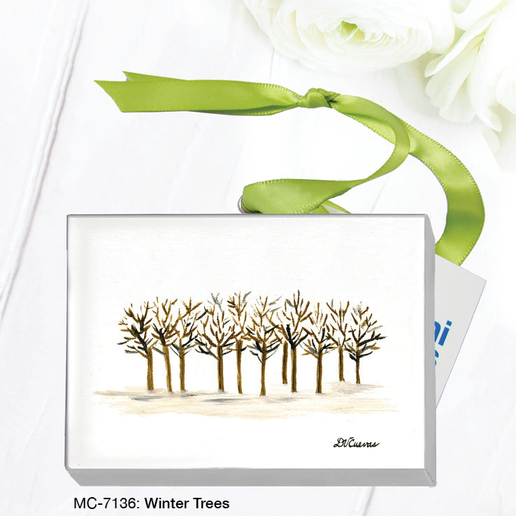 Winter Trees, Mini Canvas (MC-7136) - Arte House