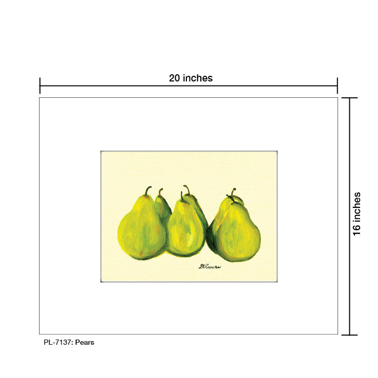 Pears, Print (#7137A) - Arte House