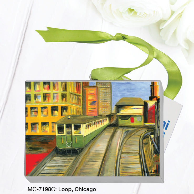 Loop, Chicago, Mini Canvas (MC-7198C) - Arte House