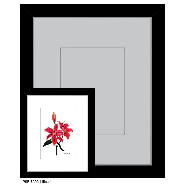 Lilies 4, Print (#7220A) - Arte House