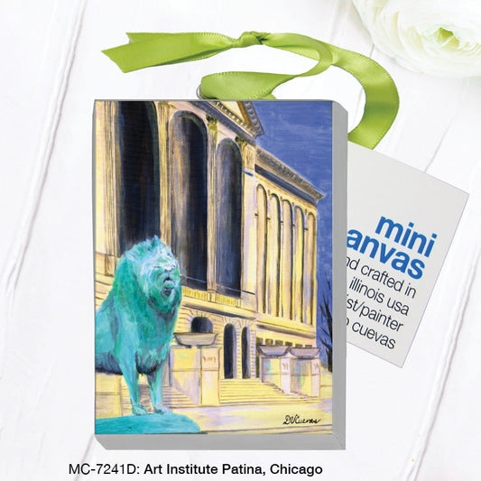 Art Institute Patina, Chicago, Mini Canvas (MC-7241D)