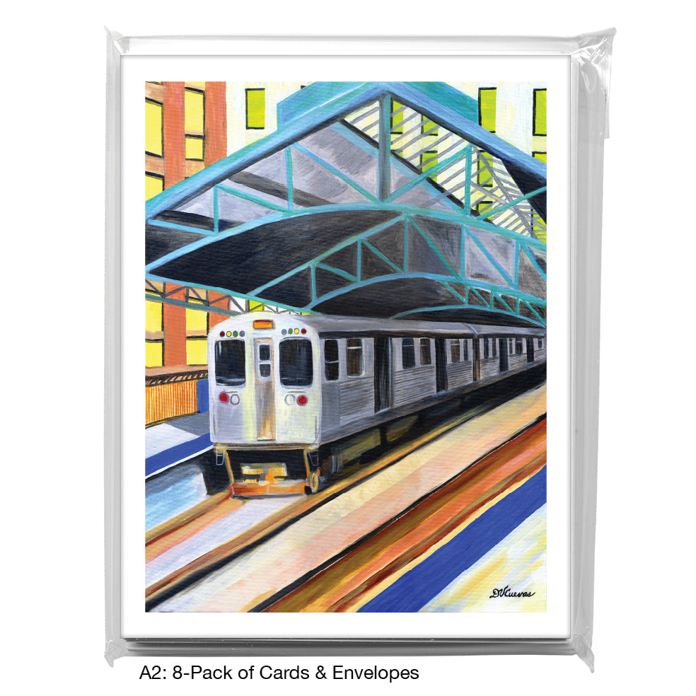 State & Van Buren, Chicago, Greeting Card (7244A)