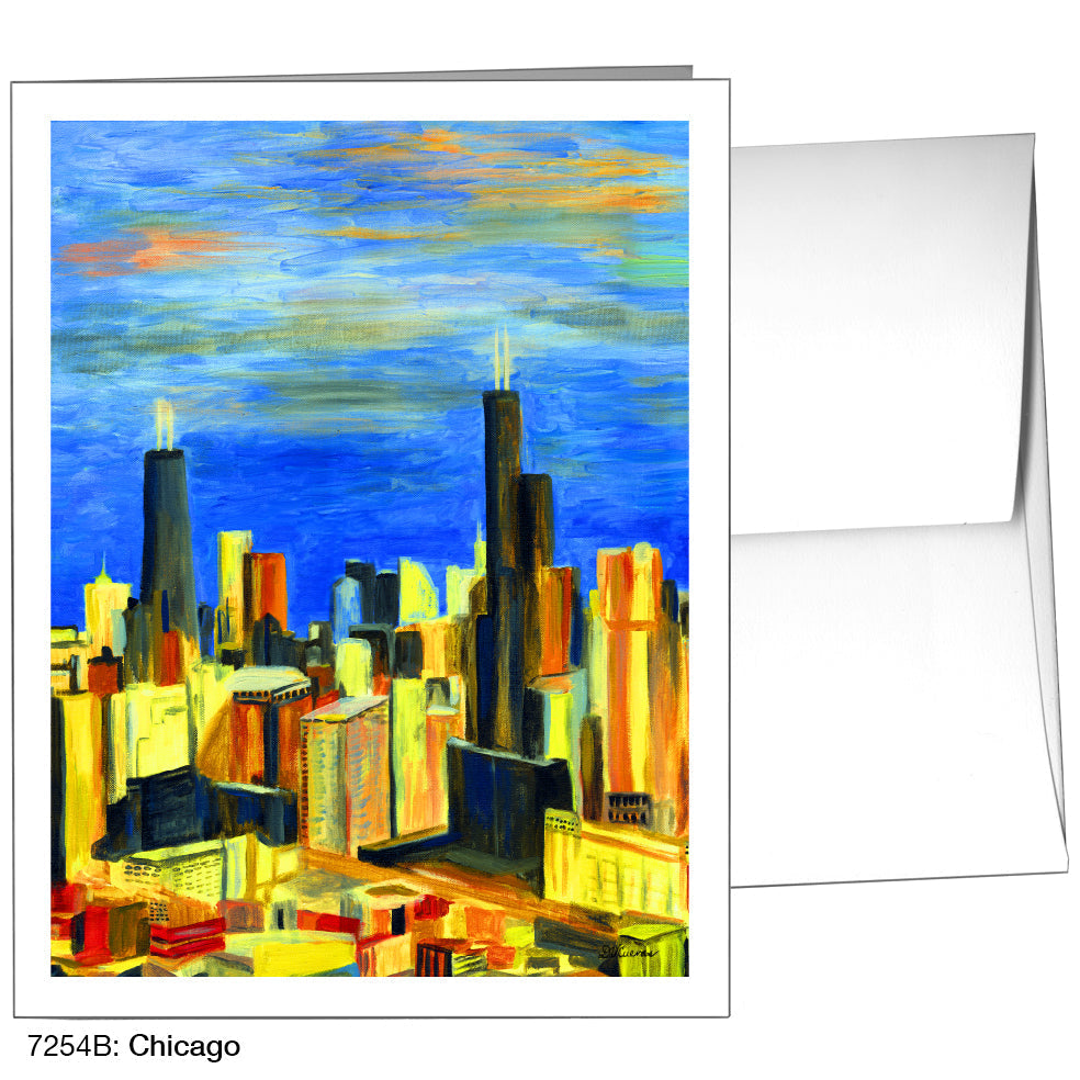 Chicago, Greeting Card (7254B) - Arte House
