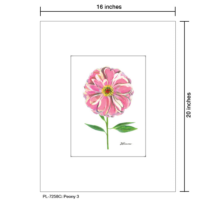Peony 3, Print (#7258C) - Arte House