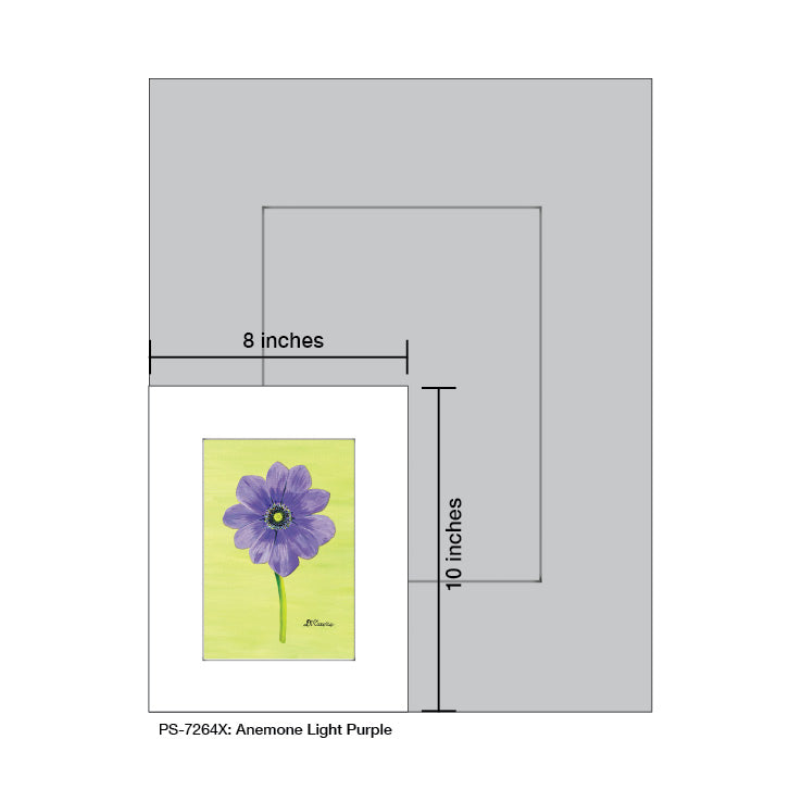 Anemone Light Purple, Print (#7264X) - Arte House