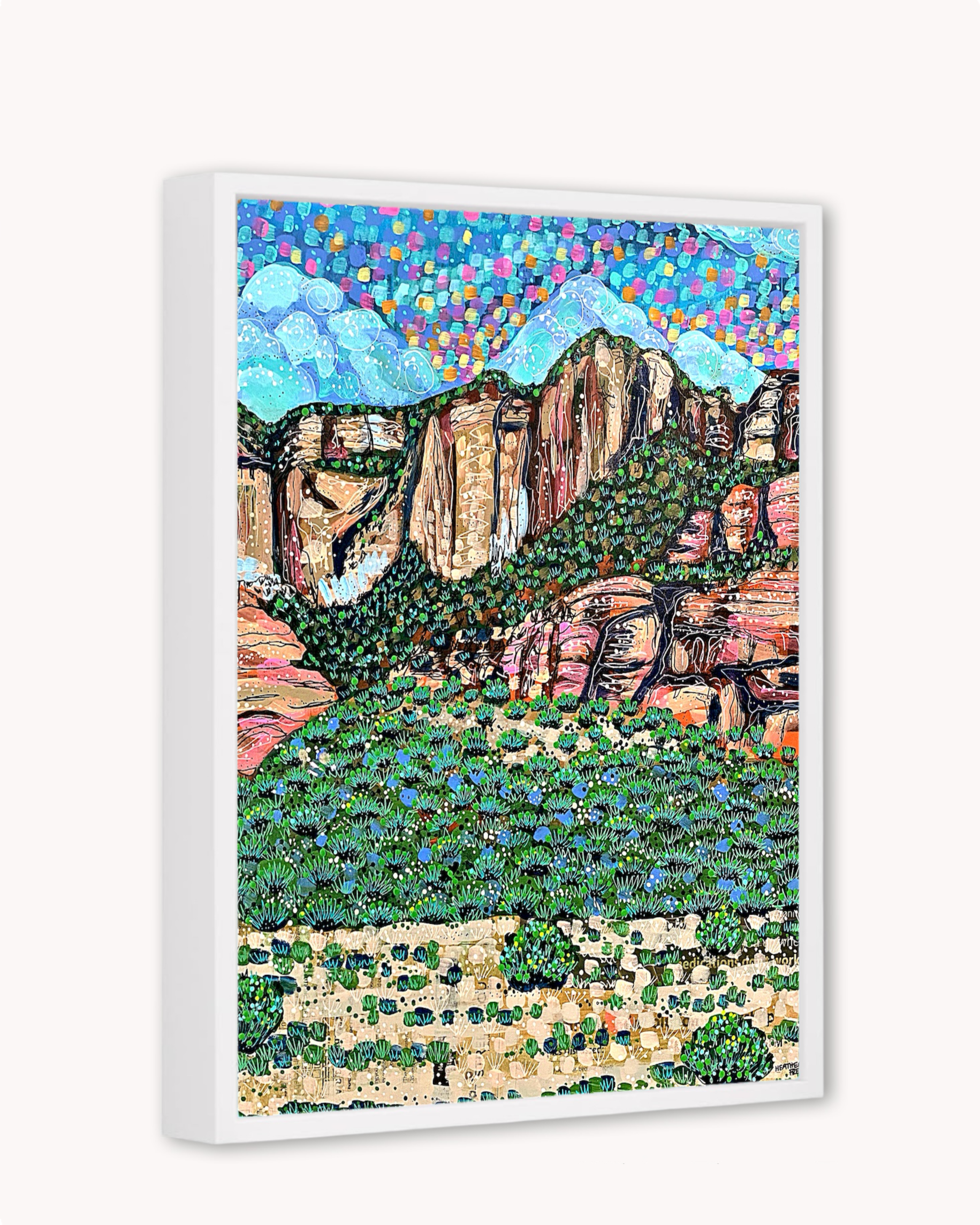 Evergreen Sandstone Print - Arte House