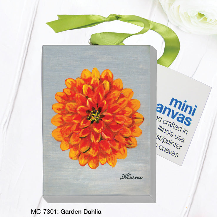 Garden Dahlia, Mini Canvas (MC-7301G) - Arte House