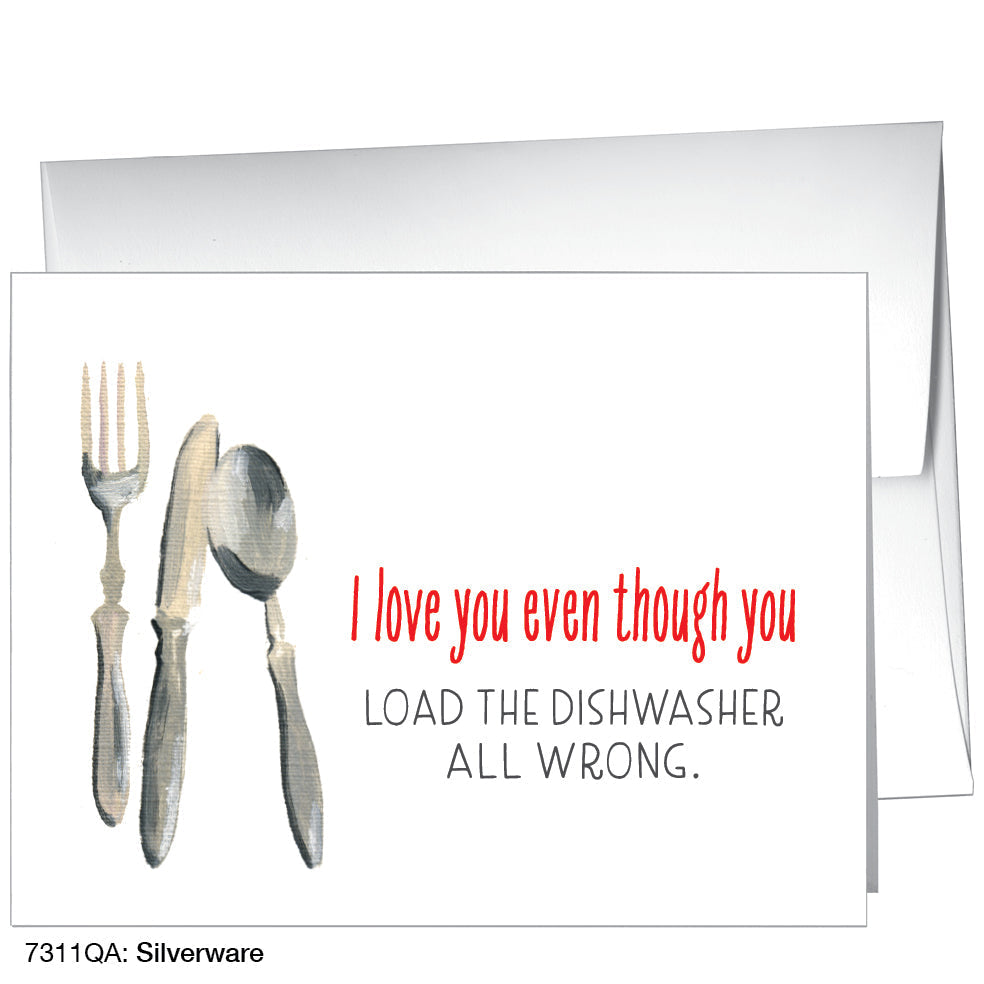 Silverware, Greeting Card (7311QA) - Arte House