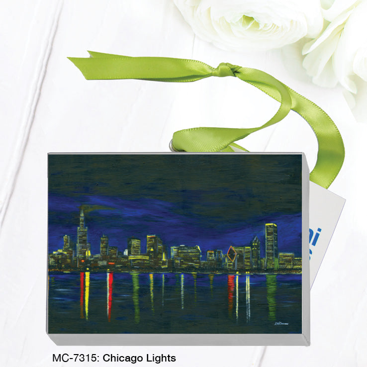 Chicago Lights, Mini Canvas (MC-7315A) - Arte House