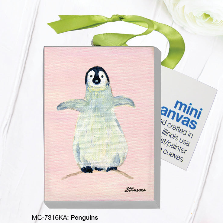 Penguins, Mini Canvas (MC-7316KA) - Arte House