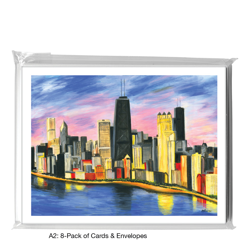 John Hancock, Chicago, Greeting Card (7362A) - Arte House