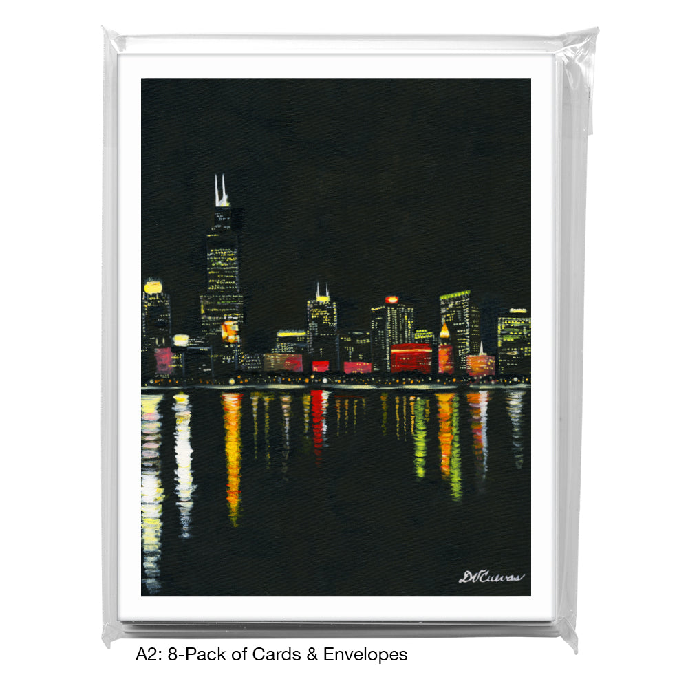 Eastern View, Chicago, Greeting Card (7363E) - Arte House