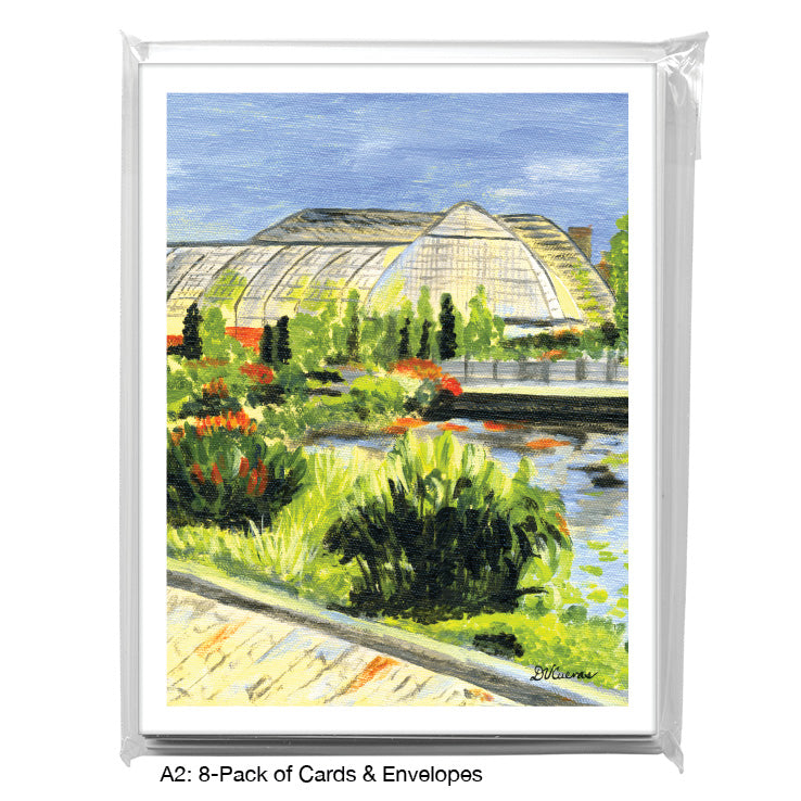Garfield Park Conservatory, Chicago, Greeting Card (7412A)