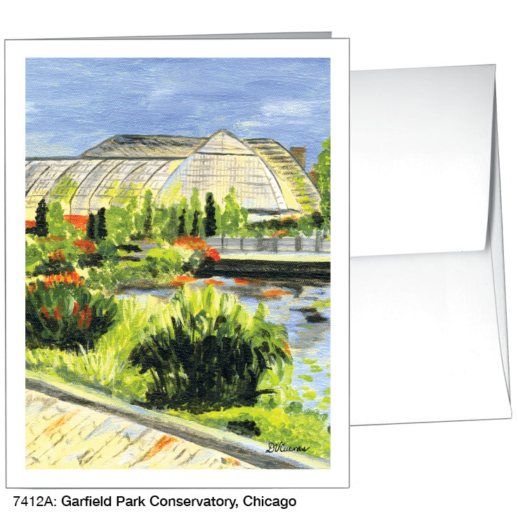 Garfield Park Conservatory, Chicago, Greeting Card (7412A)