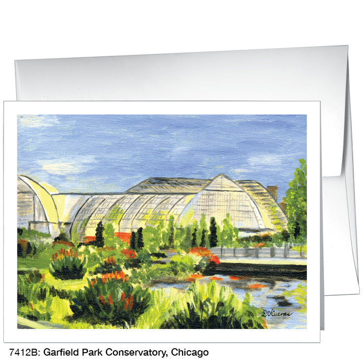 Garfield Park Conservatory, Chicago, Greeting Card (7412B) - Arte House