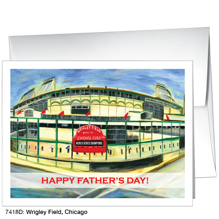 Wrigley Field, Chicago, Greeting Card (7418D) - Arte House