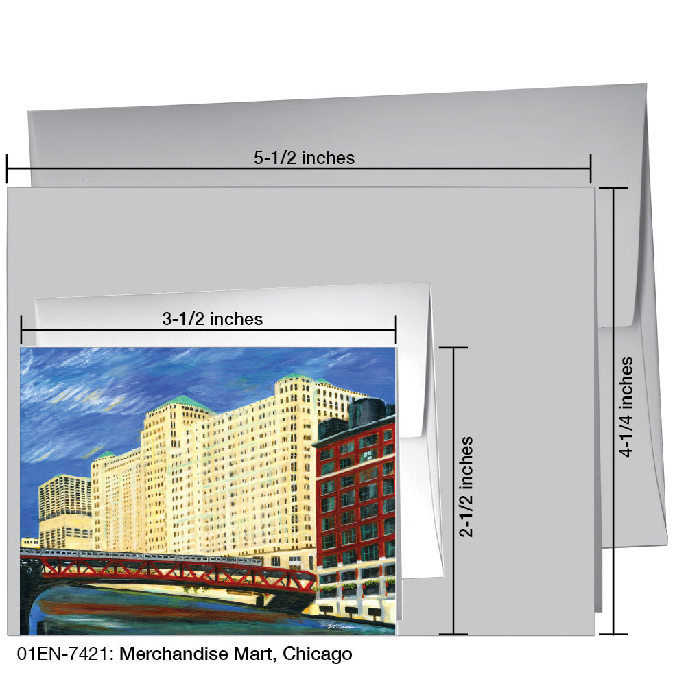 Merchandise Mart, Chicago, Greeting Card (7421A) - Arte House