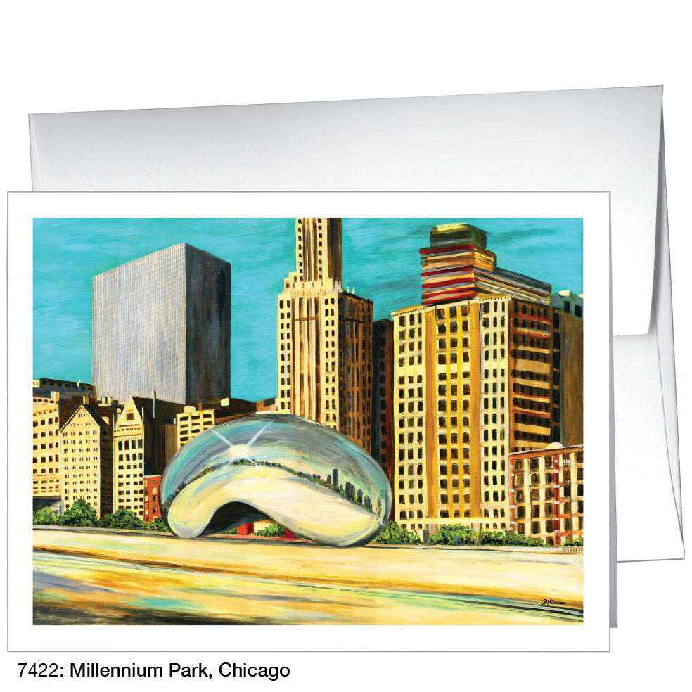 Millennium Park, Chicago, Greeting Card (7422A) - Arte House
