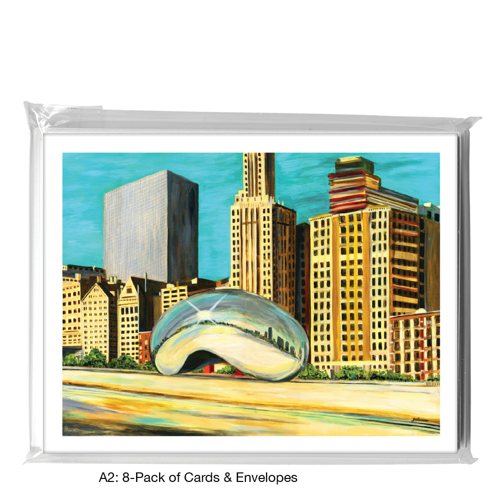 Millennium Park, Chicago, Greeting Card (7422A) - Arte House
