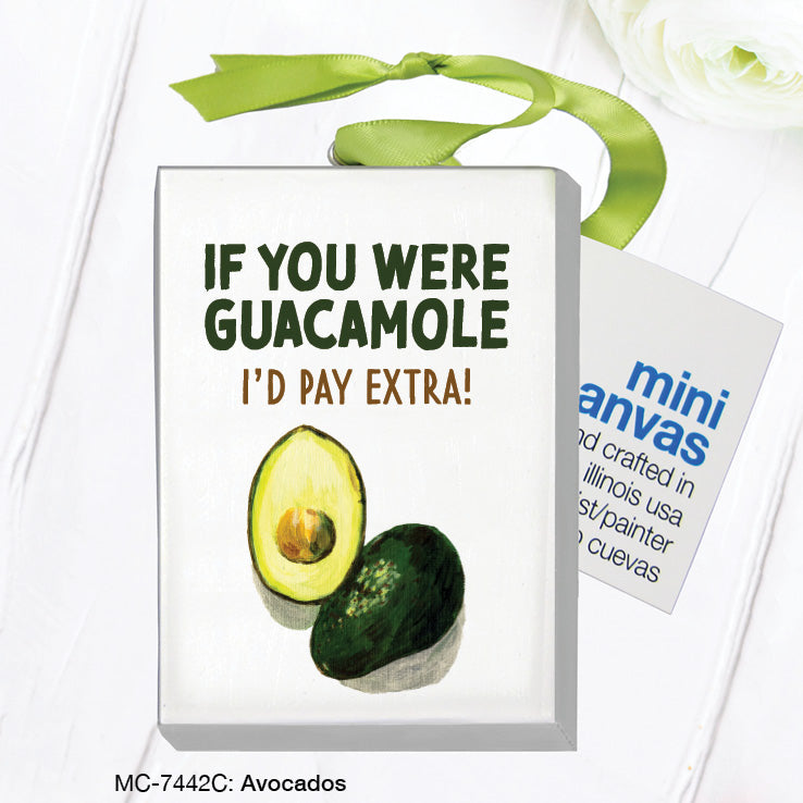 Avocados, Mini Canvas (MC-7442C) - Arte House