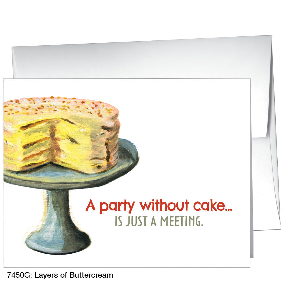 Layers of Buttercream, Greeting Card (7450G)