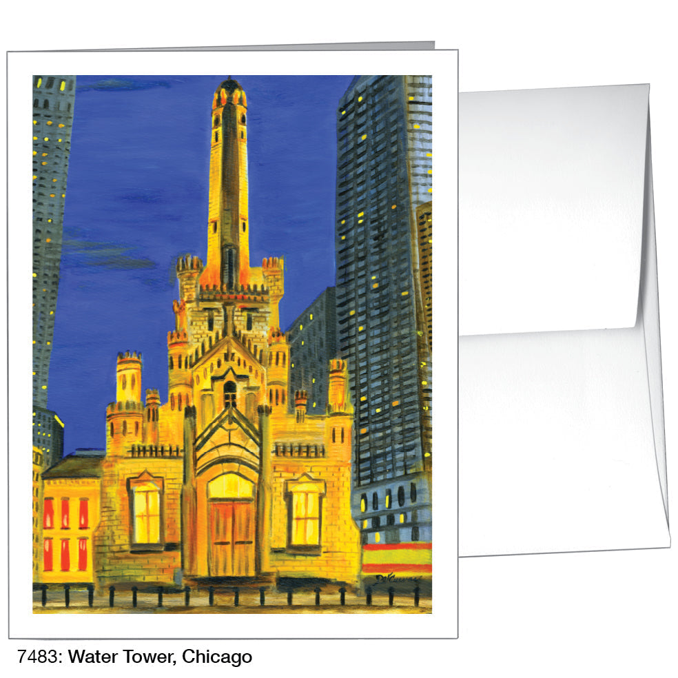 Water Tower, Chicago, Greeting Card (7483A) - Arte House