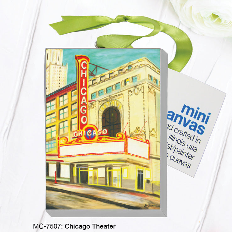 Chicago Theater, Mini Canvas (MC-7507A) - Arte House