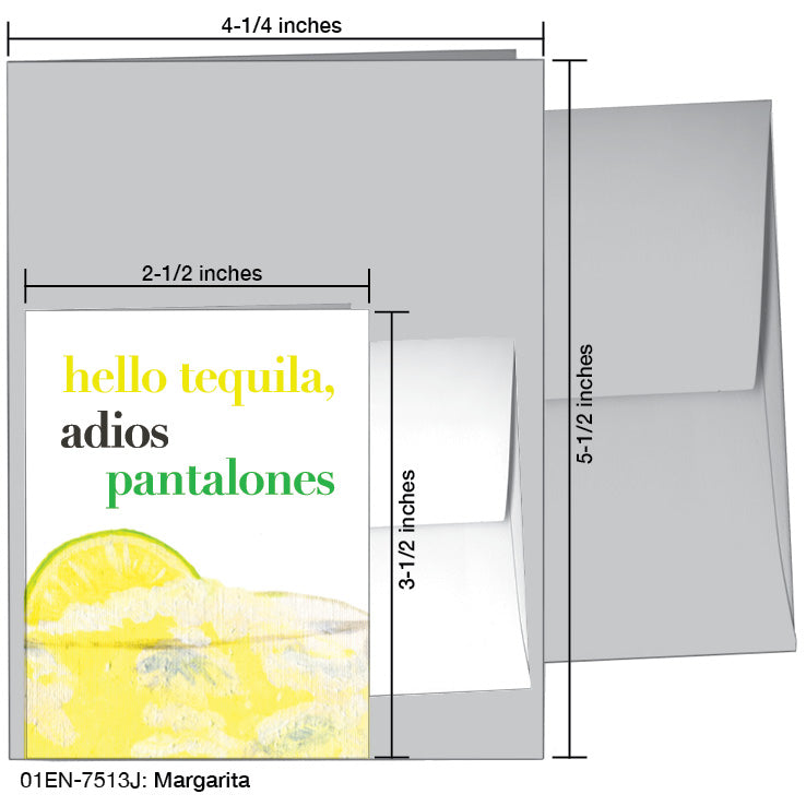 Margarita, Greeting Card (7513J)