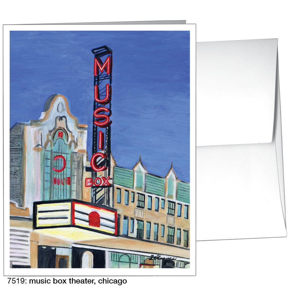 Music Box Theater, Chicago, Greeting Card (7519A)