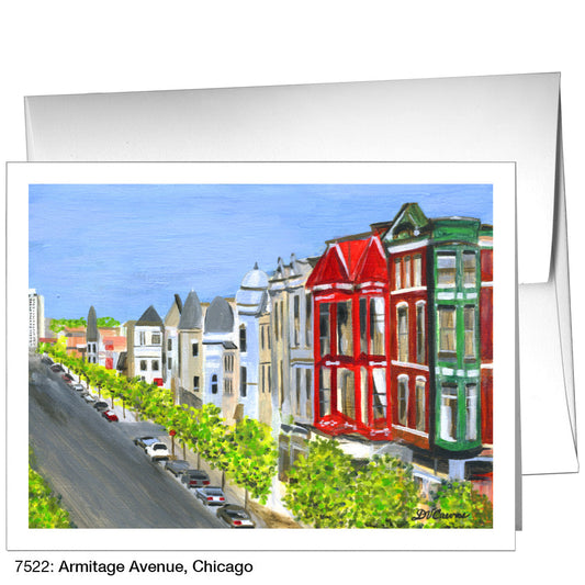 Armitage Avenue, Chicago, Greeting Card (7522A)