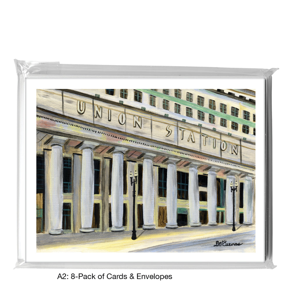 Union Station, Chicago, Greeting Card (7523A)