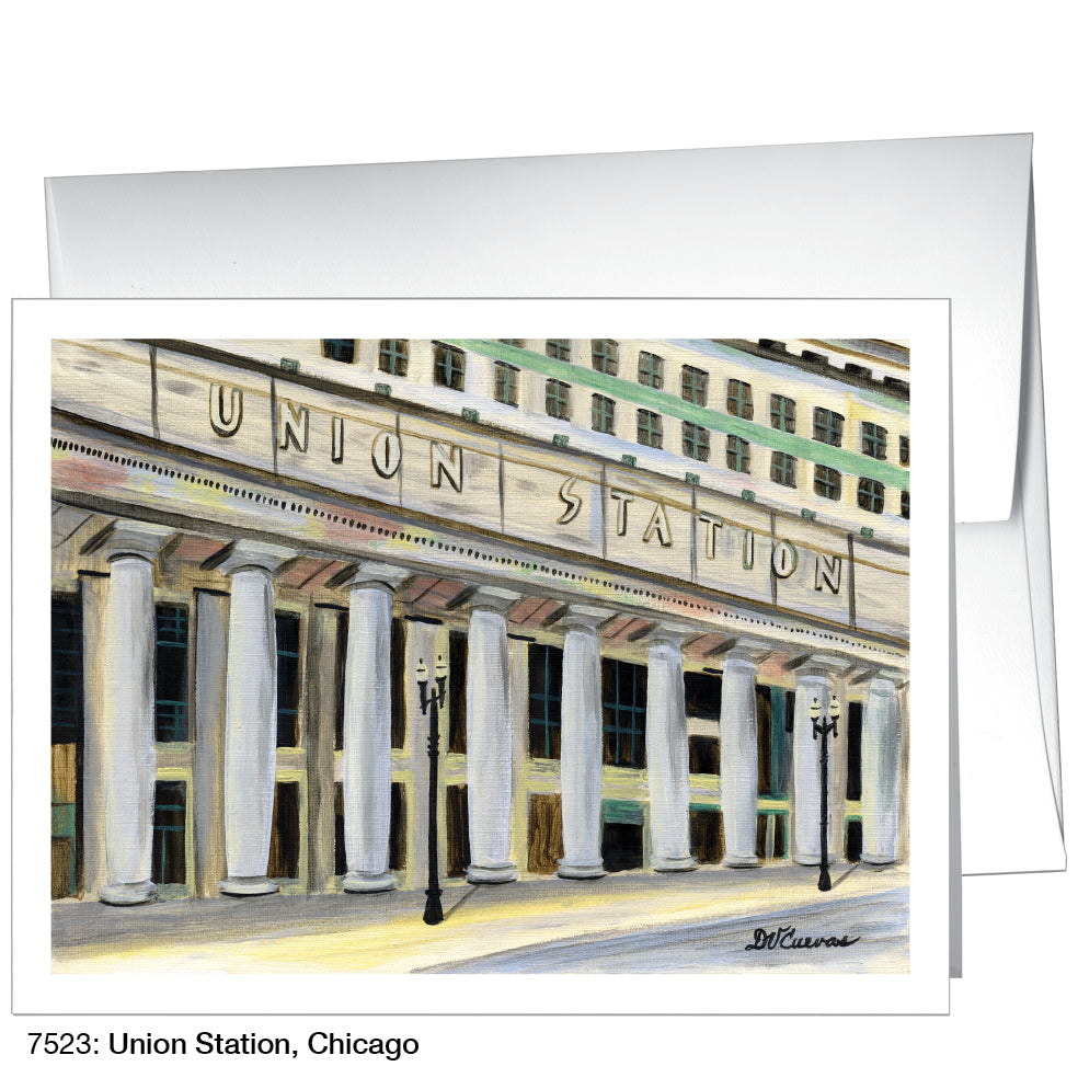 Union Station, Chicago, Greeting Card (7523A)