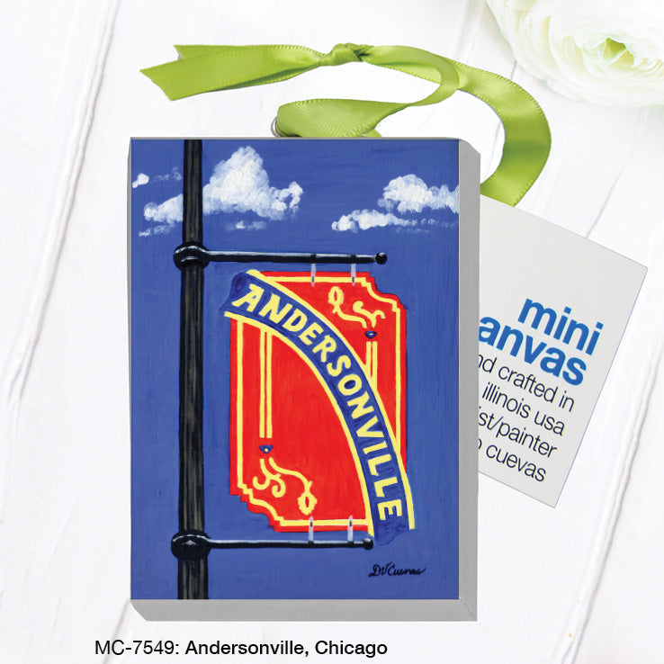 Andersonville, Chicago, Mini Canvas (MC-7549A) - Arte House