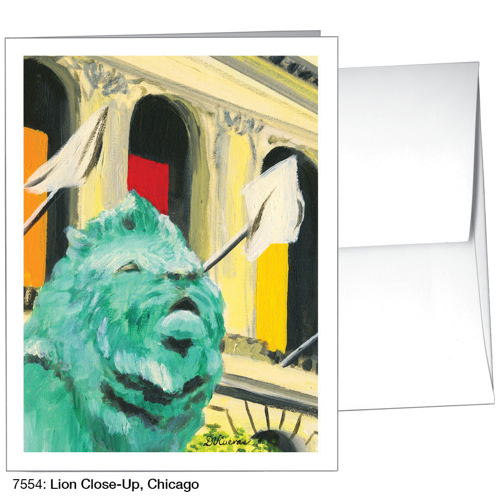 Lion, Chicago, Greeting Card (7367AA)