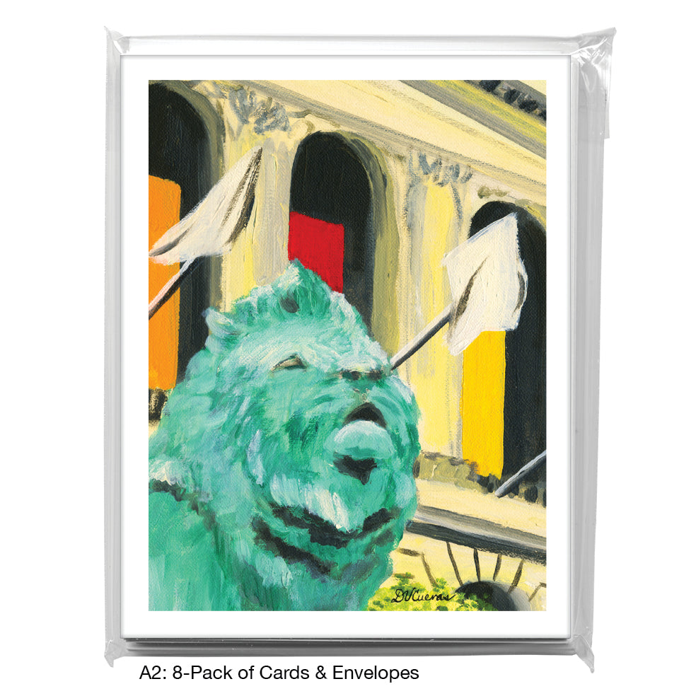 Lion, Chicago, Greeting Card (7367AA)