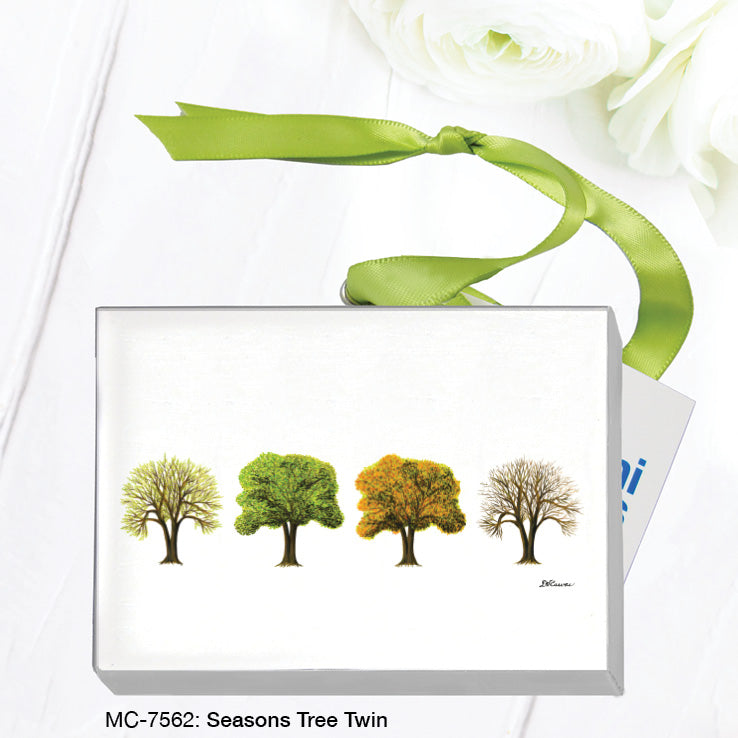 Seasons Tree Twin, Mini Canvas (MC-7562A)