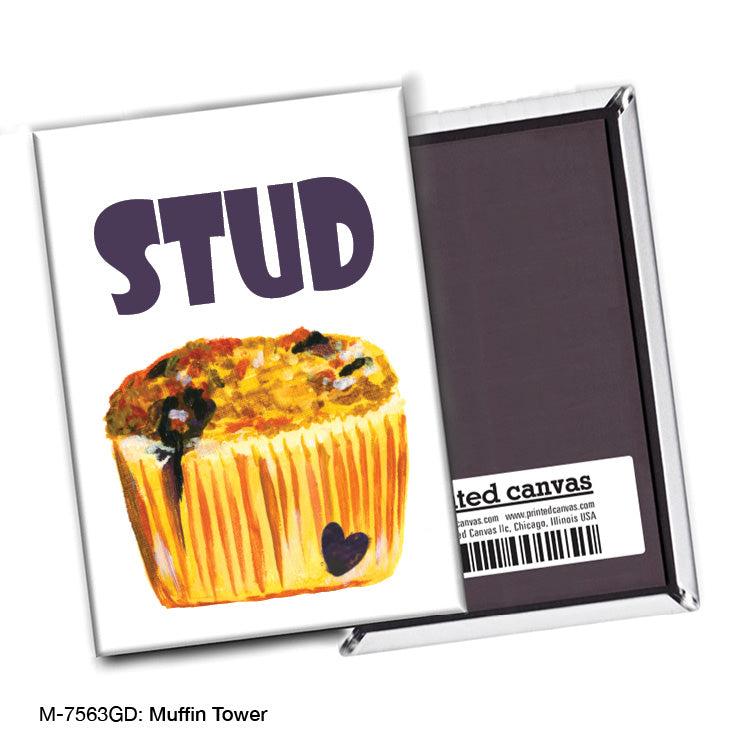 Muffin Tower, Magnet (M-7563GD) - Arte House