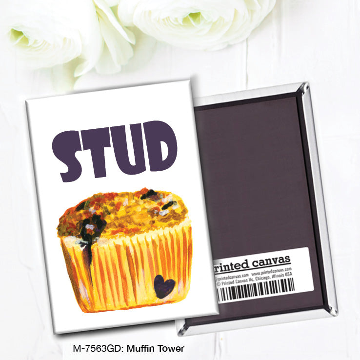Muffin Tower, Magnet (M-7563GD) - Arte House