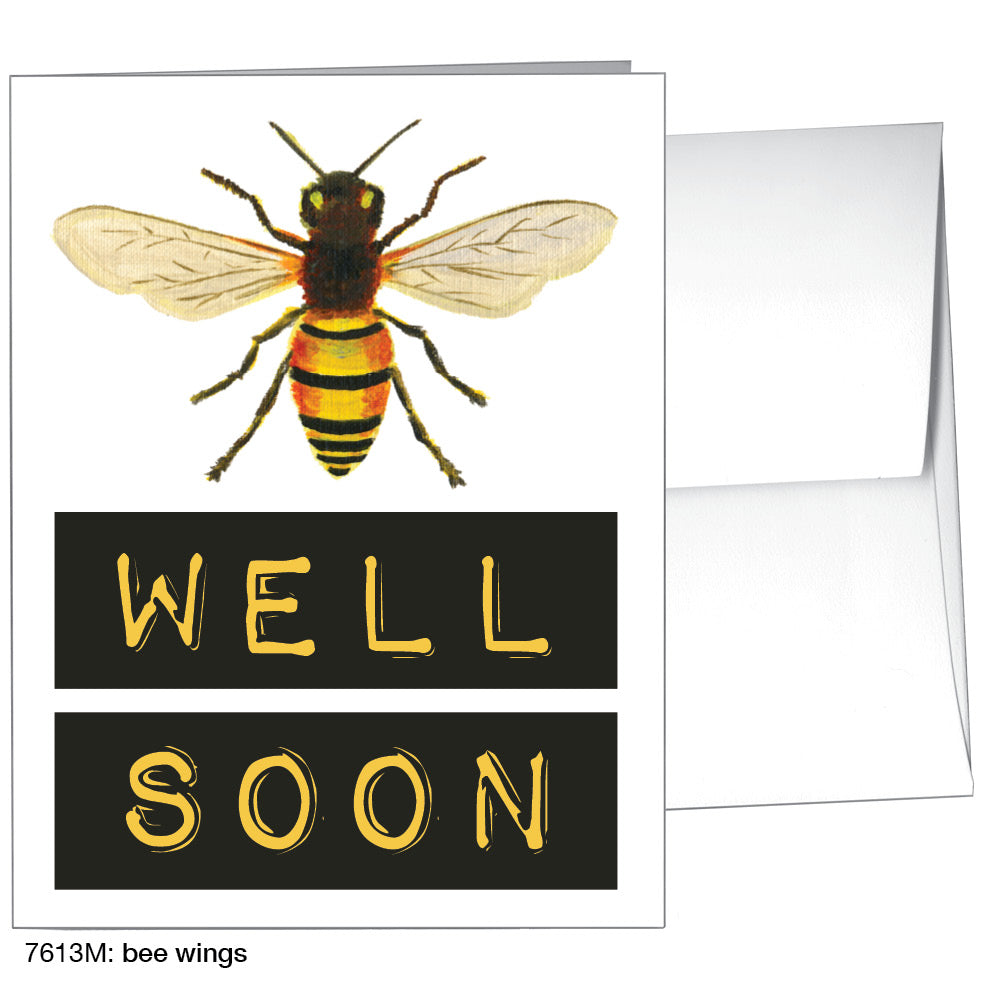 Bee Wings, Greeting Card (7613M) - Arte House