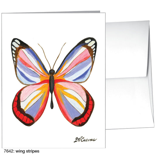 Wing Stripes, Greeting Card (7642A)
