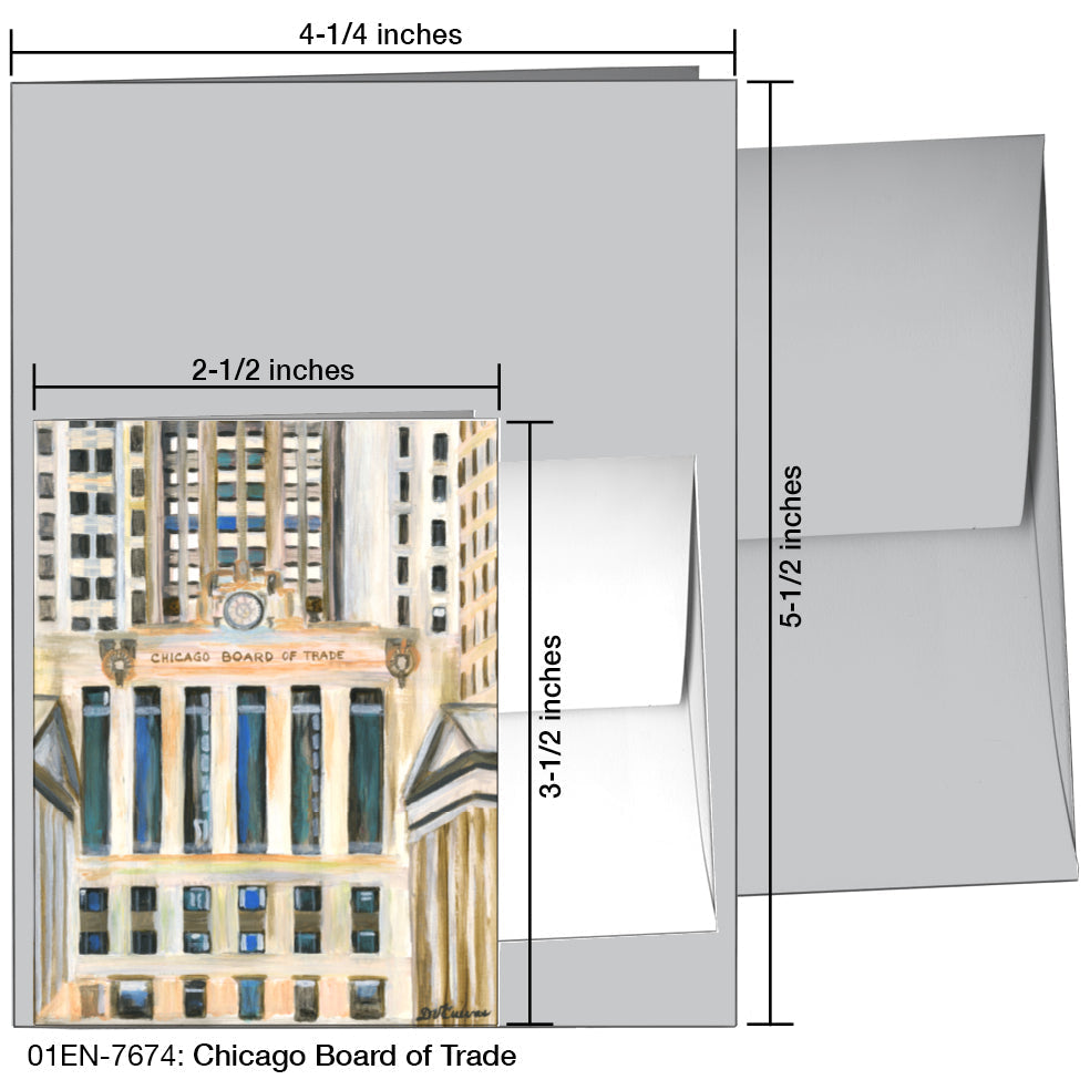 Chicago Board of Trade, Greeting Card (7674A) - Arte House