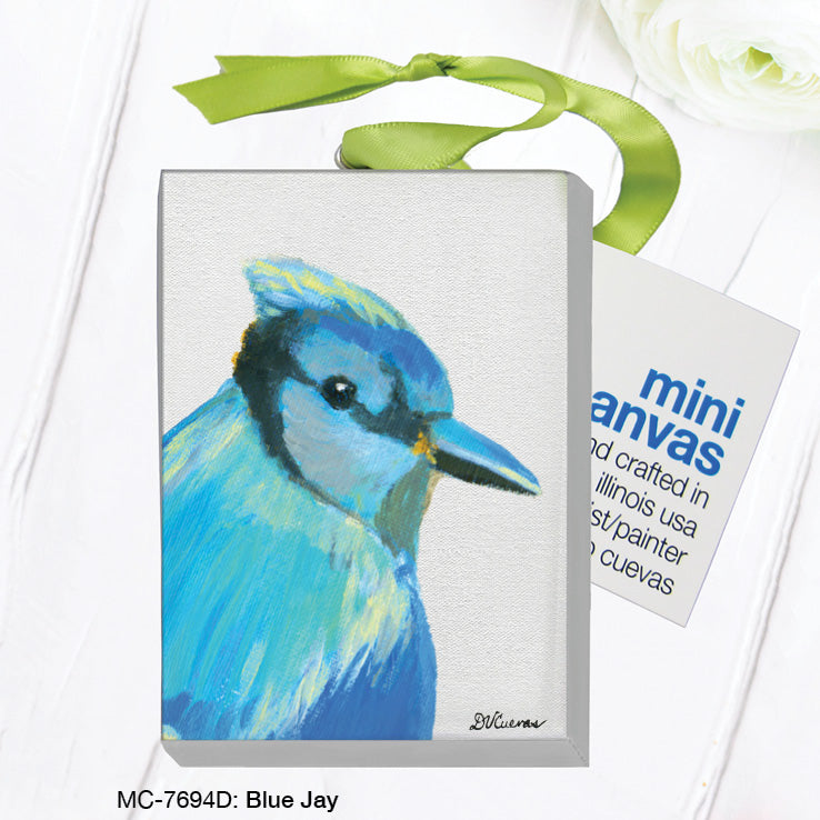 Blue Jay, Mini Canvas (MC-7694D) - Arte House