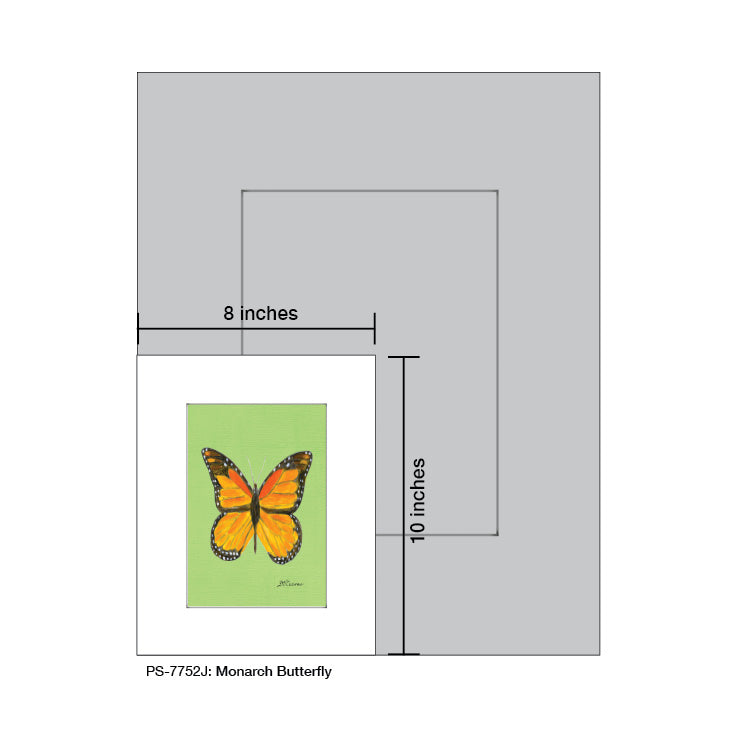 Monarch Butterfly, Print (#7752J) - Arte House