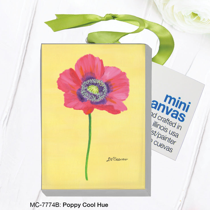 Poppy Cool Hue, Mini Canvas (MC-7774B) - Arte House