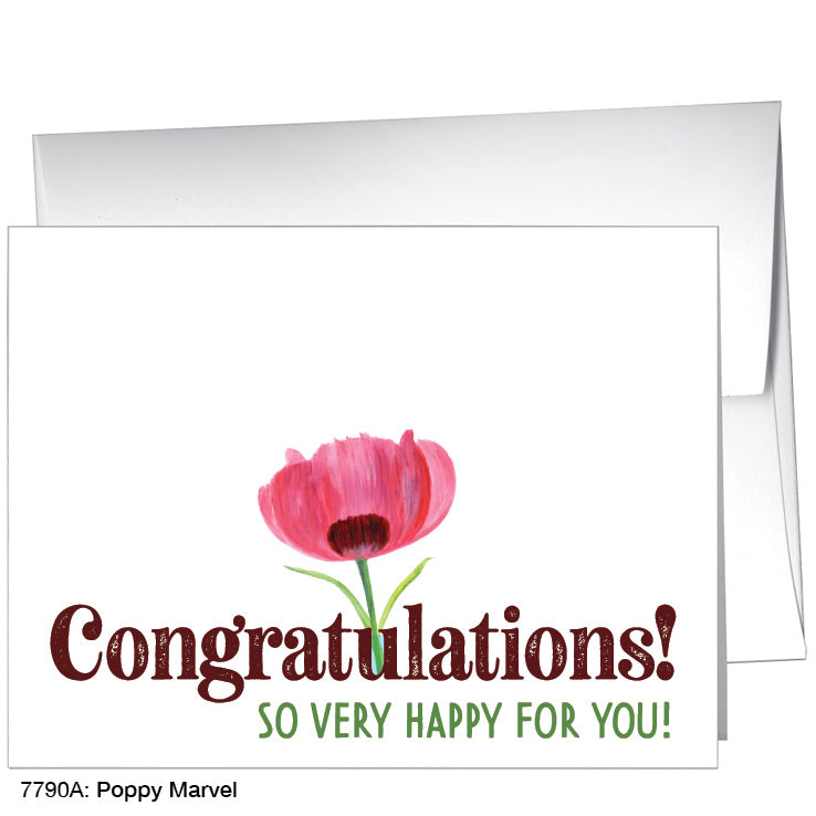 Poppy Marvel, Greeting Card (7790A) - Arte House