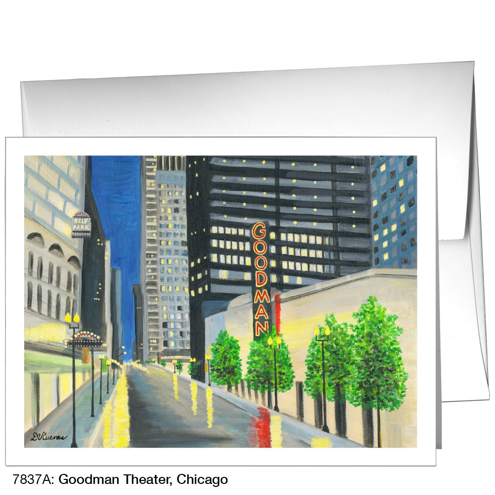 Goodman Theater, Chicago, Greeting Card (7837A) - Arte House