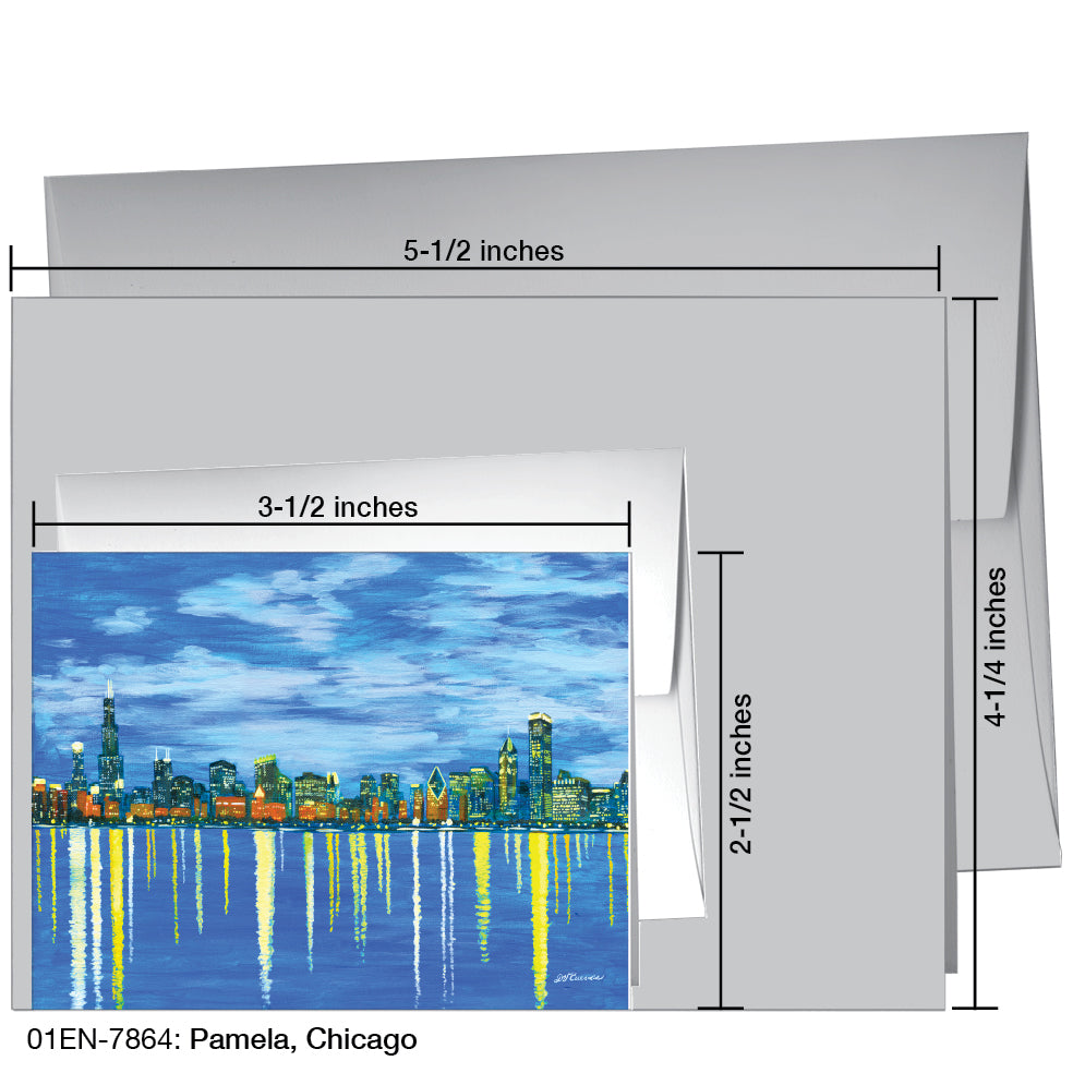 Pamela, Chicago, Greeting Card (7864A) - Arte House